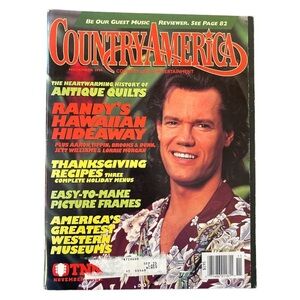Vintage Country America Magazine Randy Travis Hawaii Cover November 1994